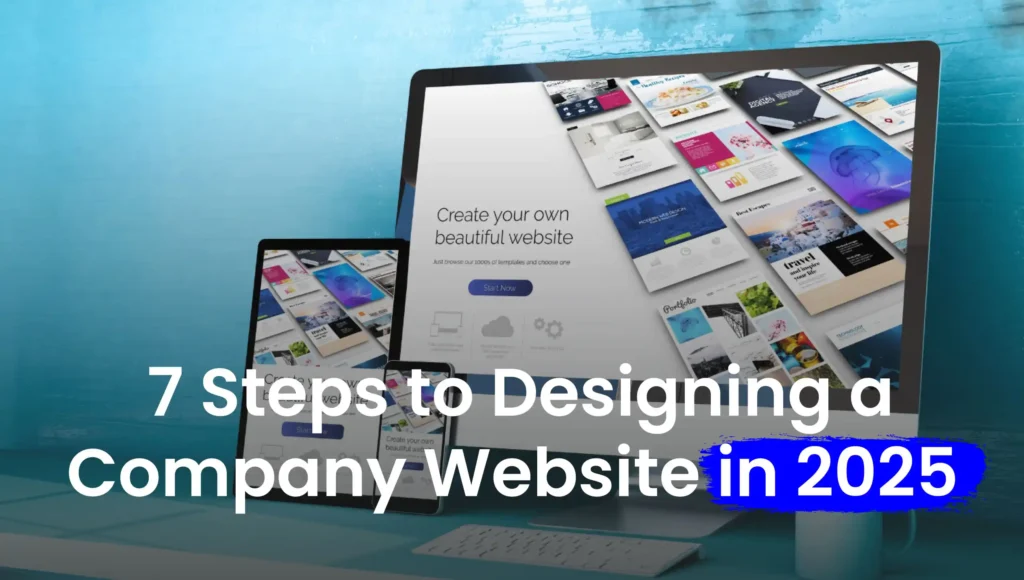 7 Steps to Designing a Company Website in 2025