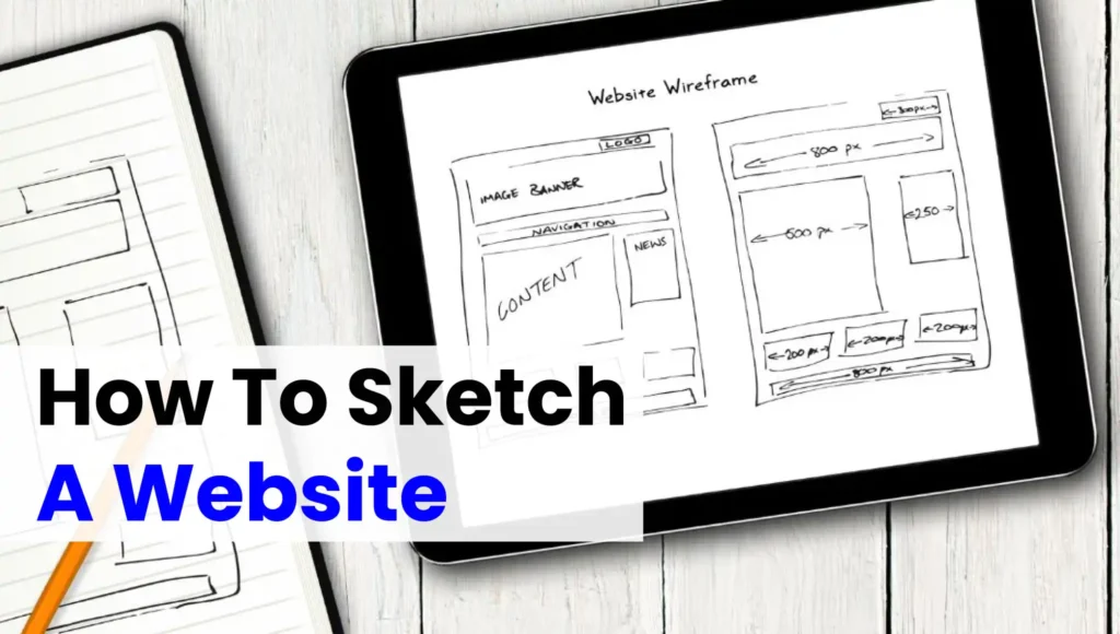 how to sketch a website