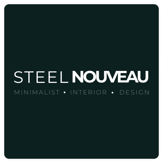 Steel Nouveau logo - Leading interior design agency renowned for exceptional design in London